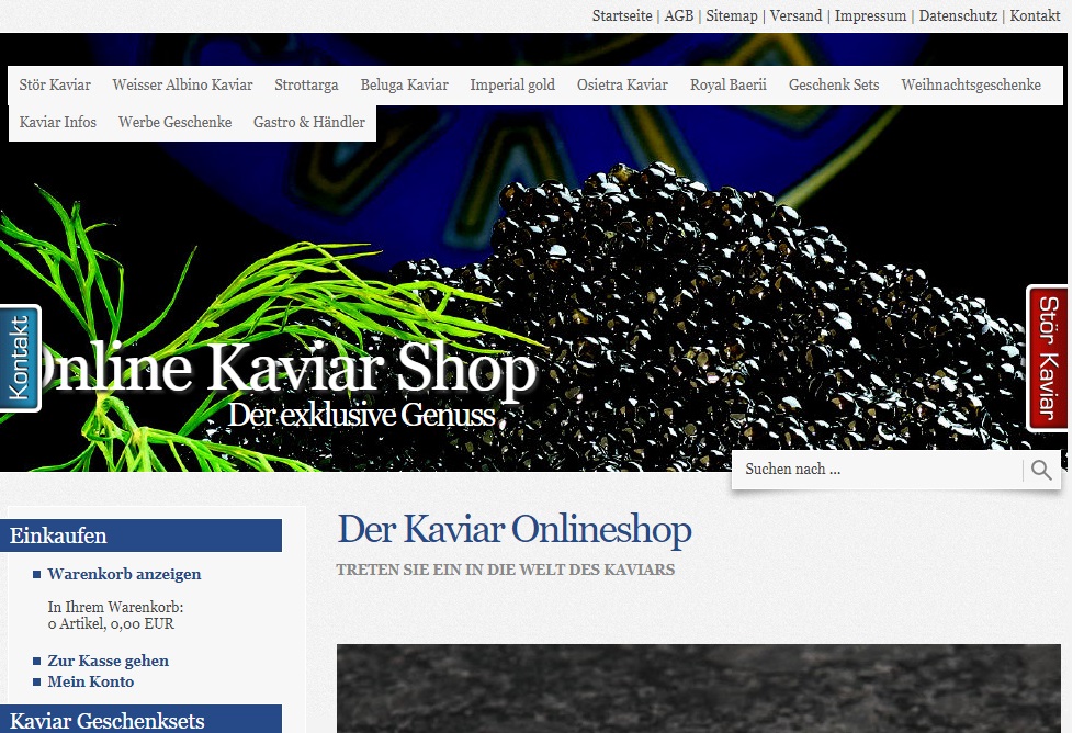 Kaviar Wien - Der Kaviar Online Shop in Öserreich